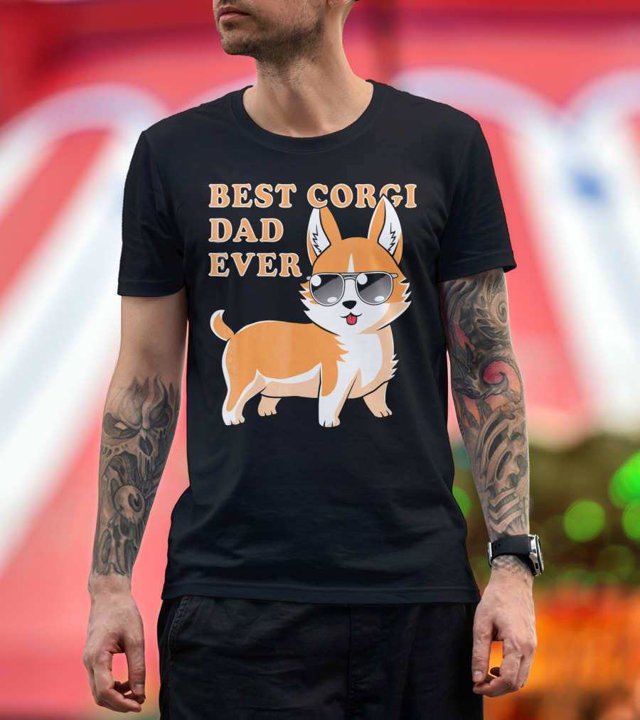 BEST CORGI DAD EVER T-Shirt