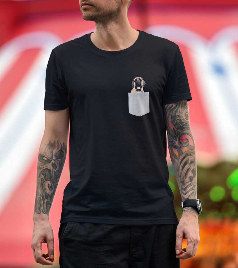 Dog in Your Pocket English Mastiff T-Shirt