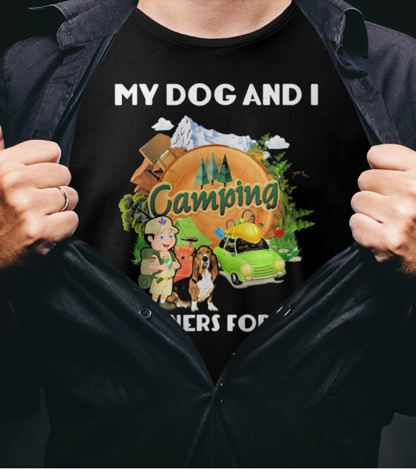 MY DOG AND I CAMPING ADVENTURE PARTNERS FOR LIFE MOUNTAIN SCENE T-Shirt