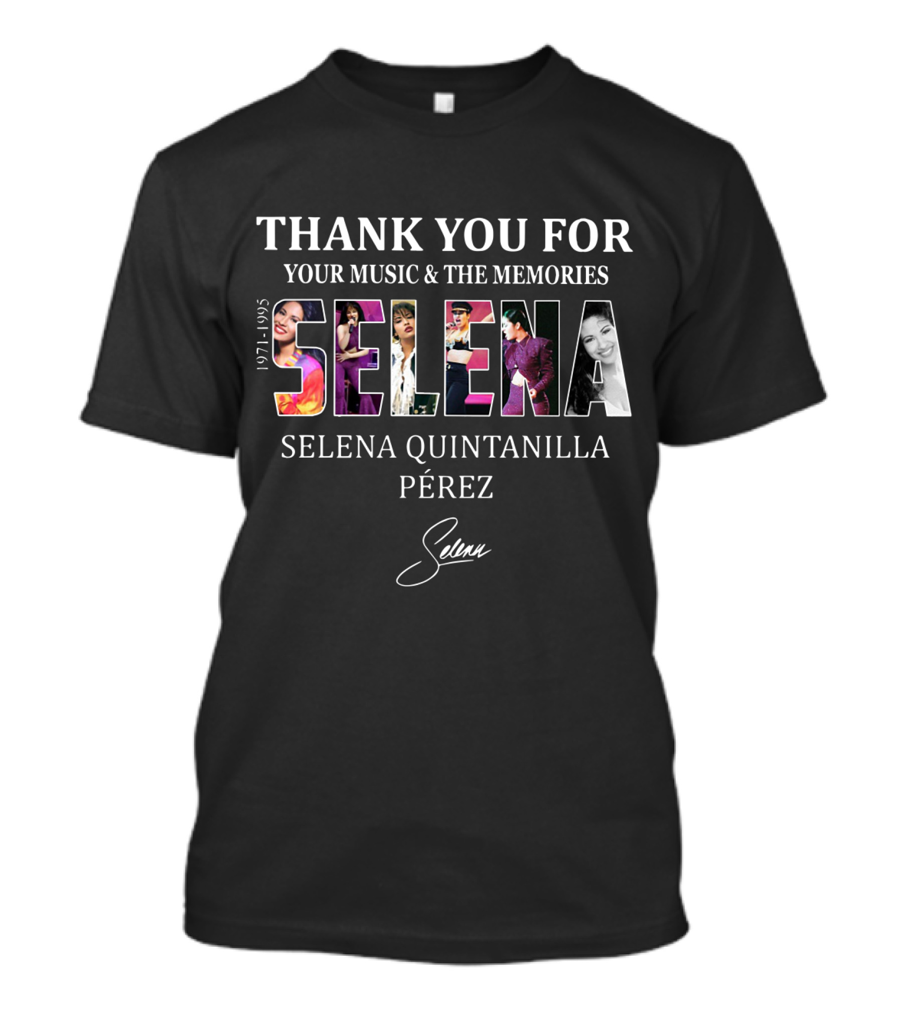 Thank You For Your Music And The Memories Selena Quintanilla Pérez 1971-1995 T-Shirt
