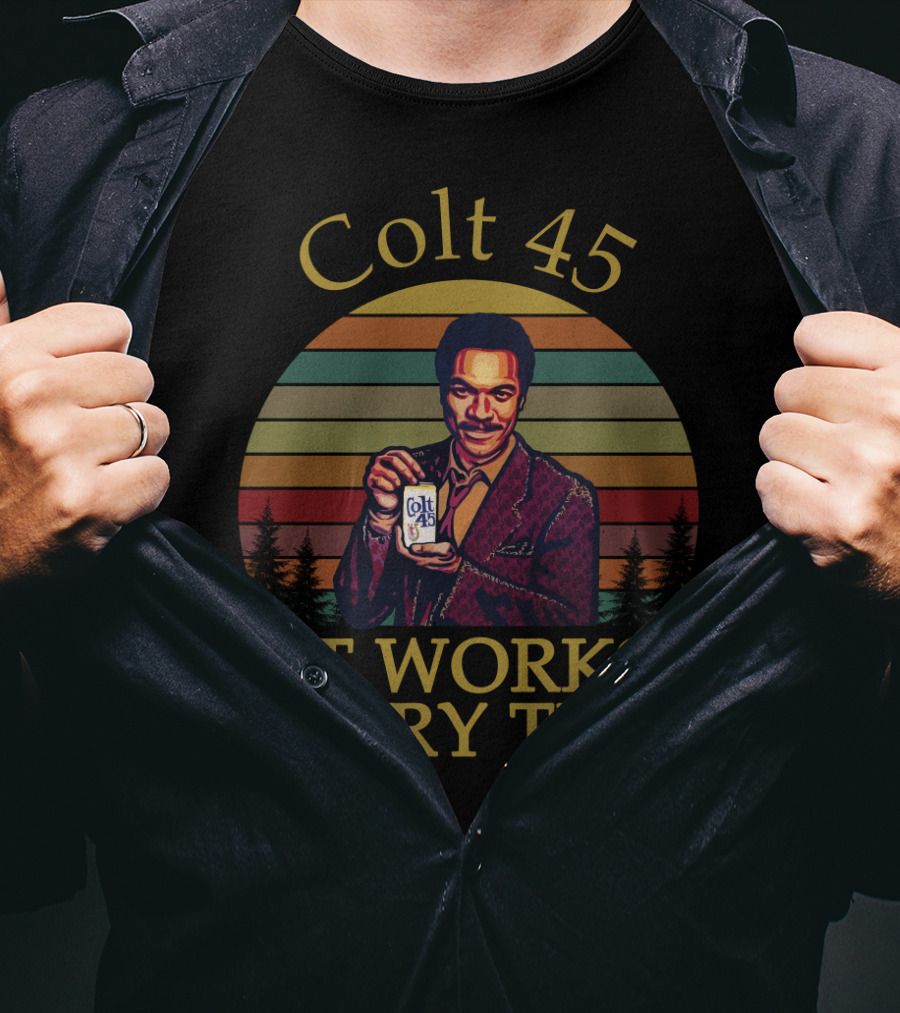 Billy Dee Williams Colt 45 It Works Every Time T-Shirt
