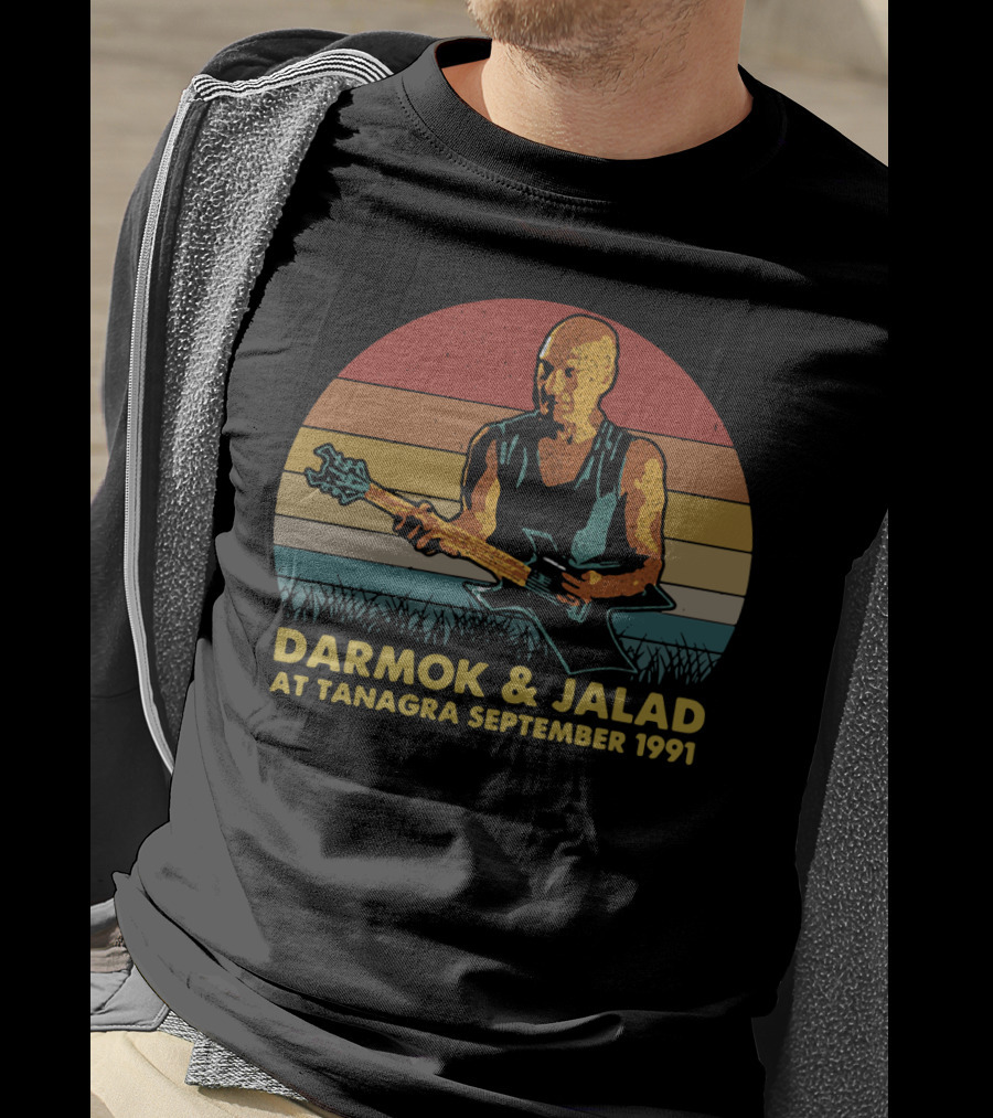 Darmok And Jalad At Tanagra September 1991 Retro Music Guitar T-Shirt