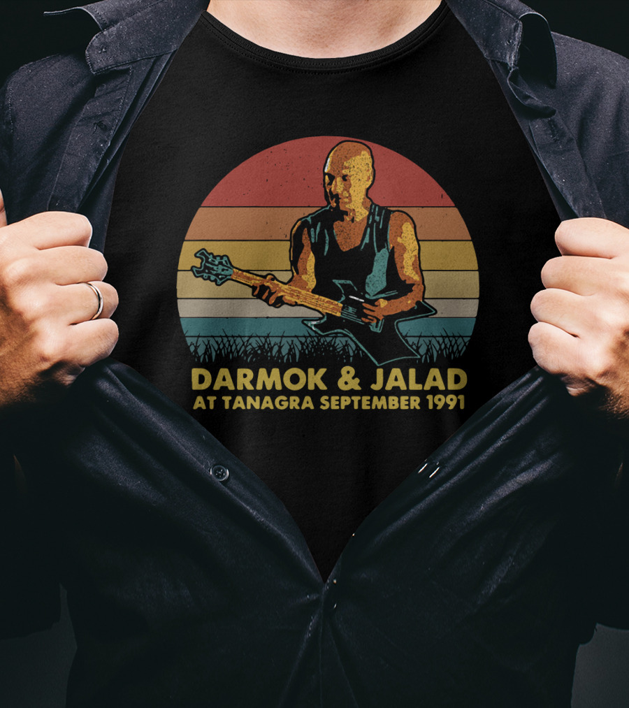 Darmok And Jalad At Tanagra September 1991 Retro Music Guitar T-Shirt
