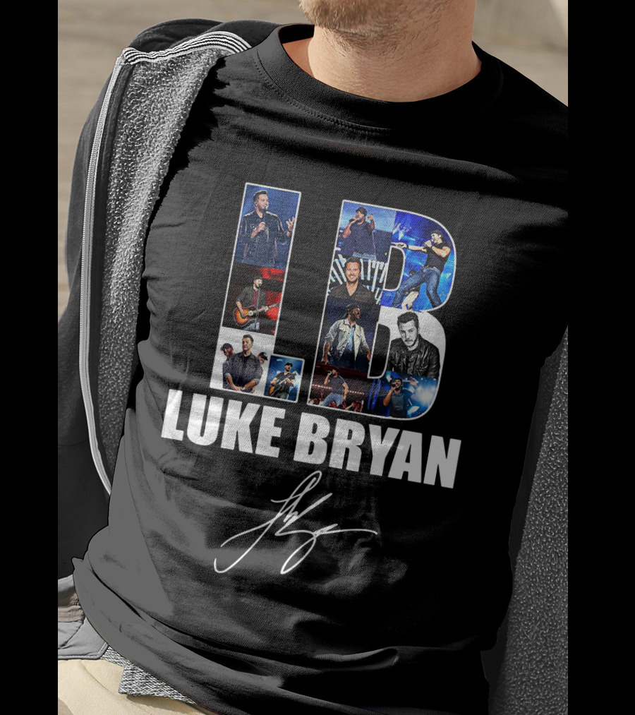 Luke Bryan Lb Signature Collage T-Shirt