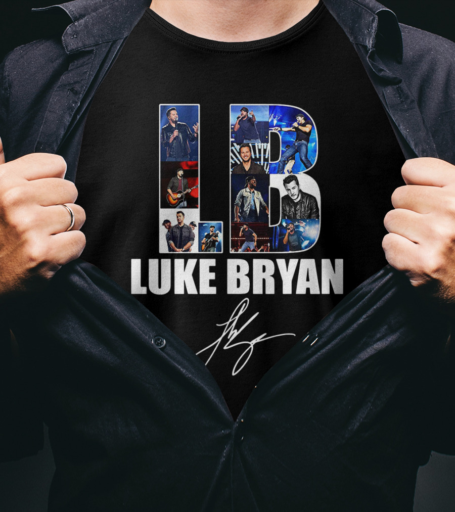 Luke Bryan Lb Signature Collage T-Shirt
