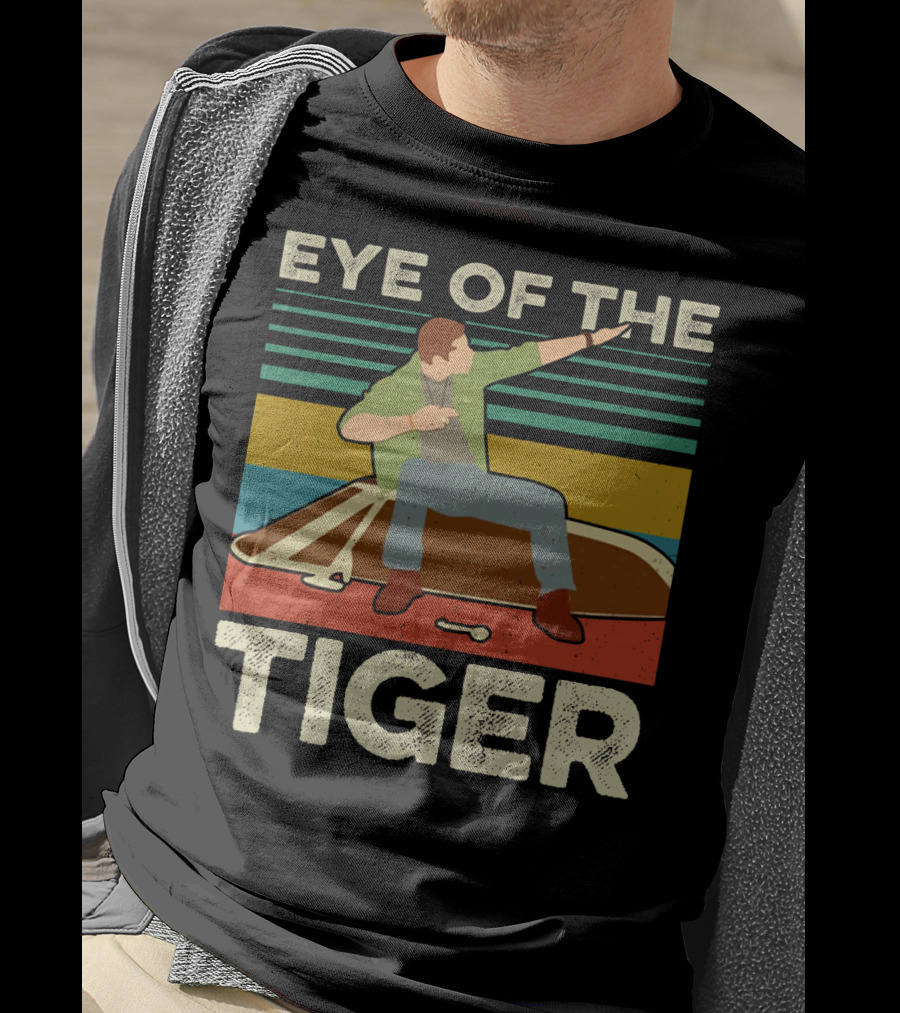 Supernatural Dean Eye Of The Tiger Retro Pose T-Shirt
