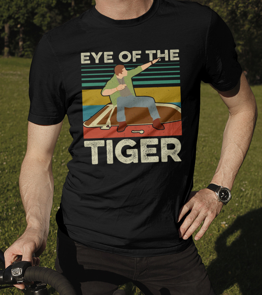 Supernatural Dean Eye Of The Tiger Retro Pose T-Shirt
