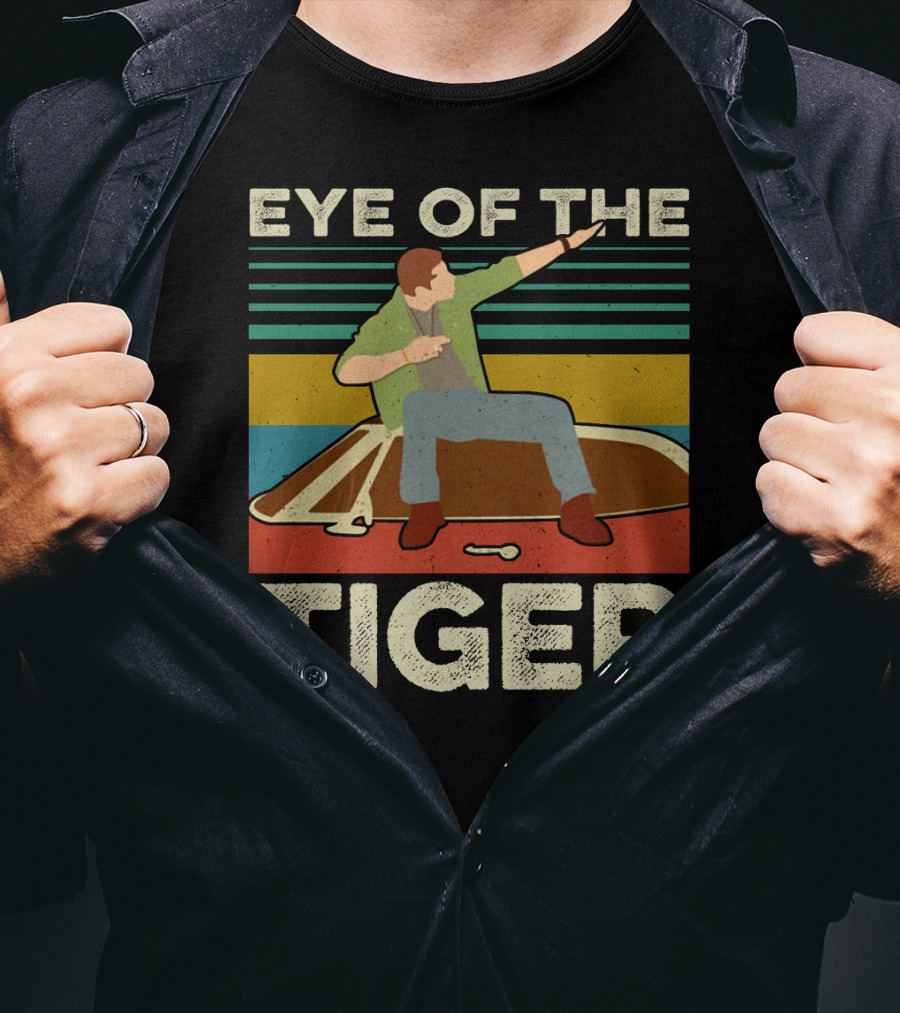 Supernatural Dean Eye Of The Tiger Retro Pose T-Shirt