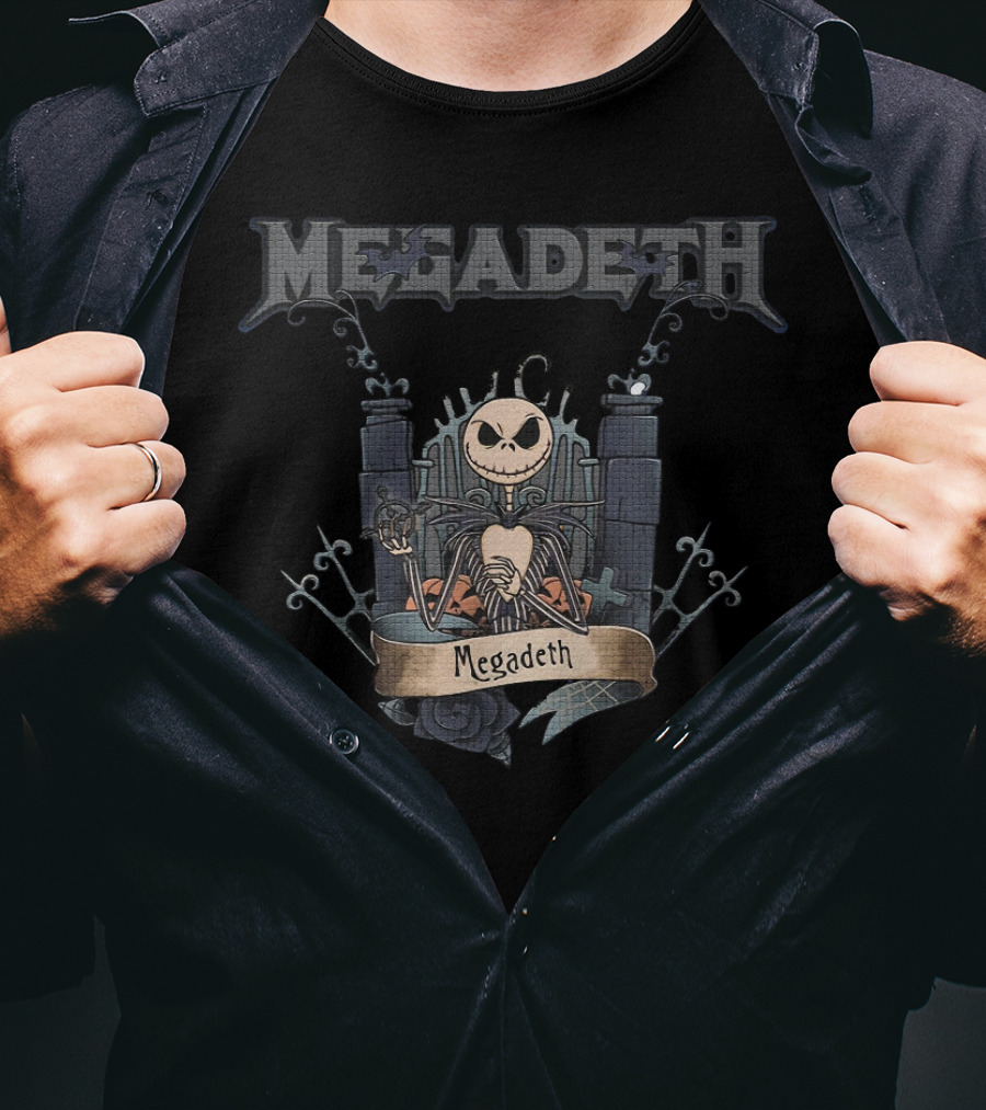 Megadeth Jack Skellington Crossover T-Shirt