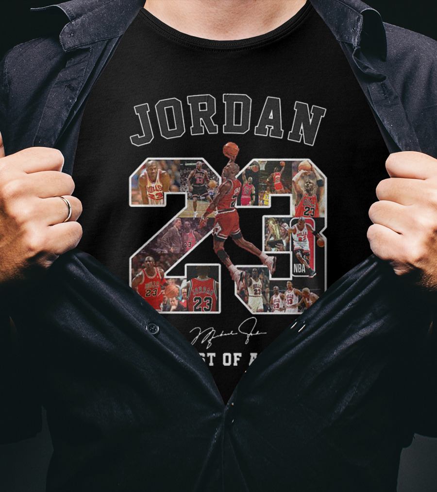 Jordan 23 Greatest Of All Time Nba T-Shirt
