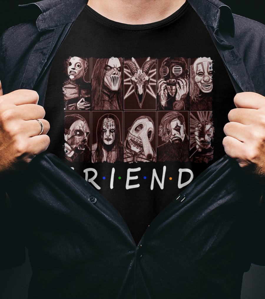 Slipknot Masks Friends Parody With Iconic Horror T-Shirt