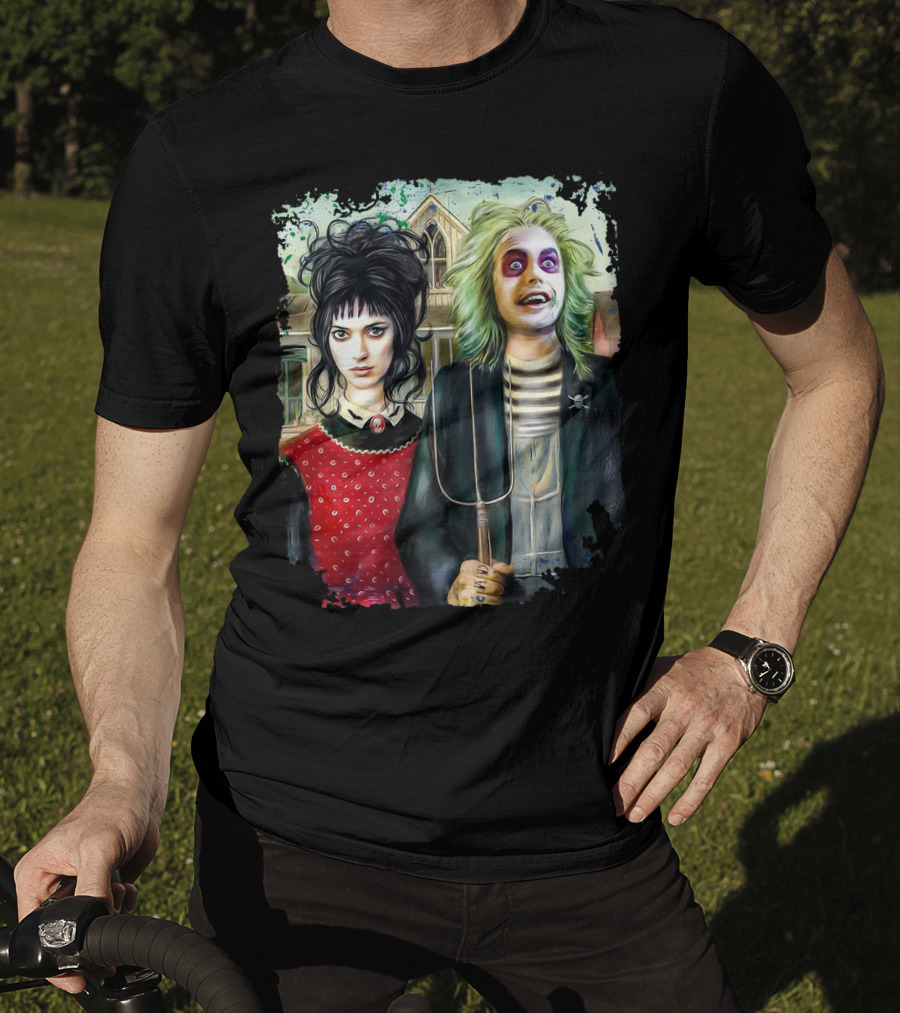 American Gothic Beetlejuice Lydia House T-Shirt