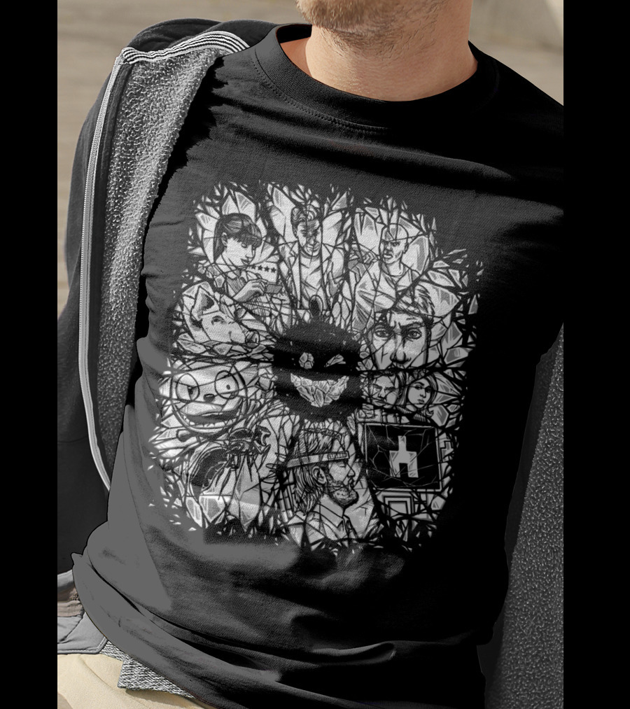 Black Mirror Dark Refractions Iconic Episodes Symbolic Imagery Collection T-Shirt