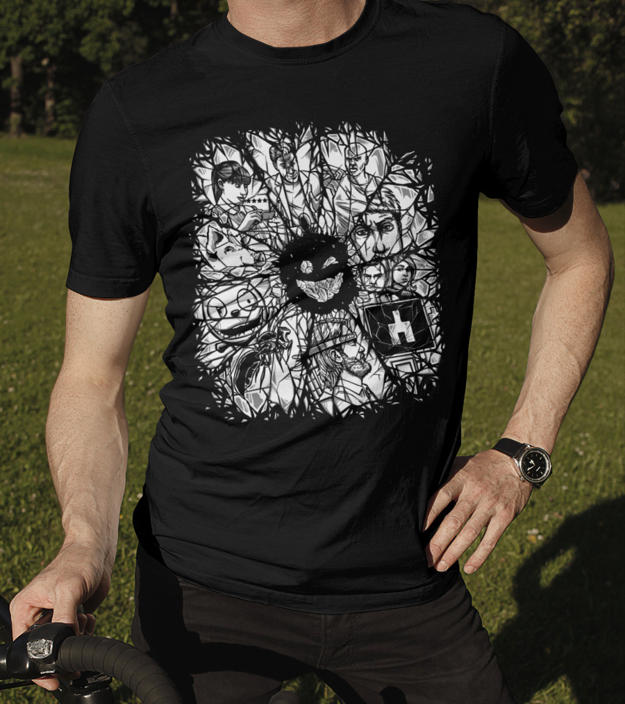 Black Mirror Dark Refractions Iconic Episodes Symbolic Imagery Collection T-Shirt