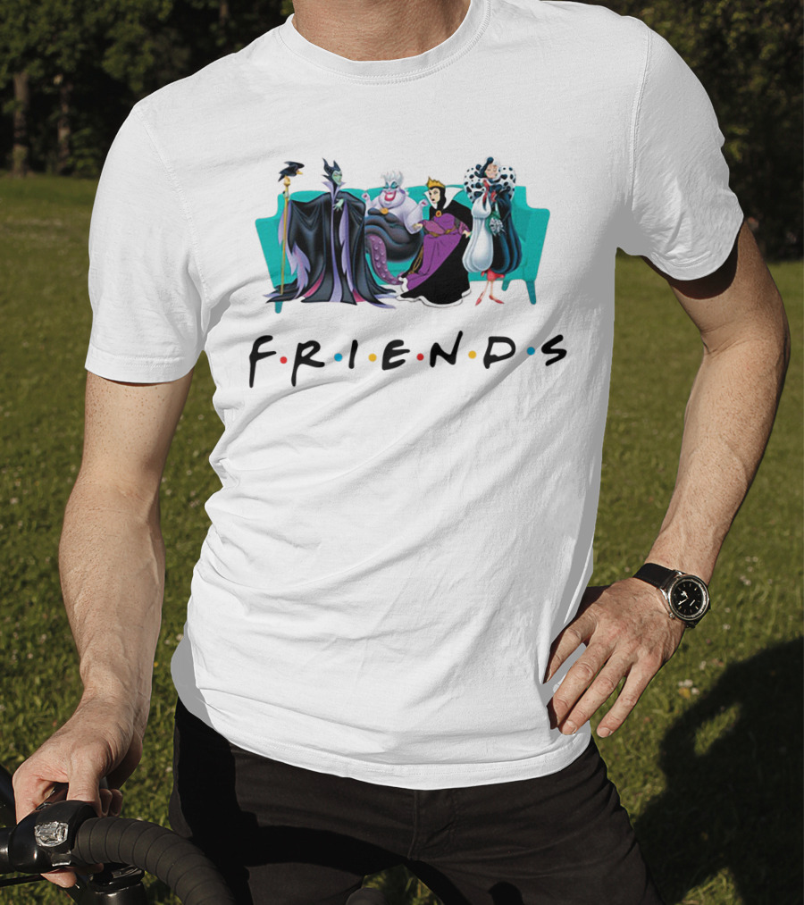Disney Villain Queens Friends Parody With Cruella De Vil T-Shirt