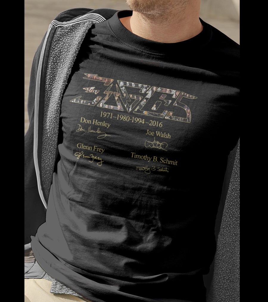 Eagles 1971-1980-1994-2016 Don Henley Joe Walsh Glenn Frey Timothy B. Schmit T-Shirt