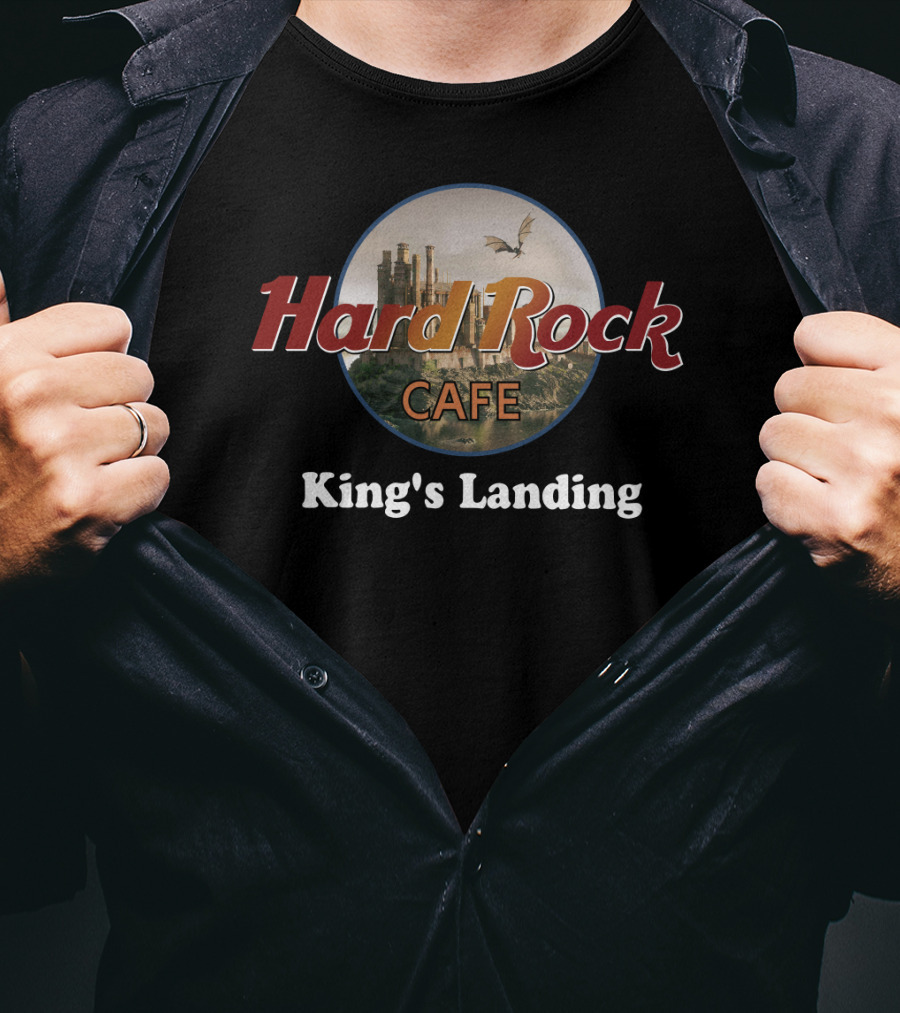 Hard Rock Cafe King's Landing Castle Dragon T-Shirt