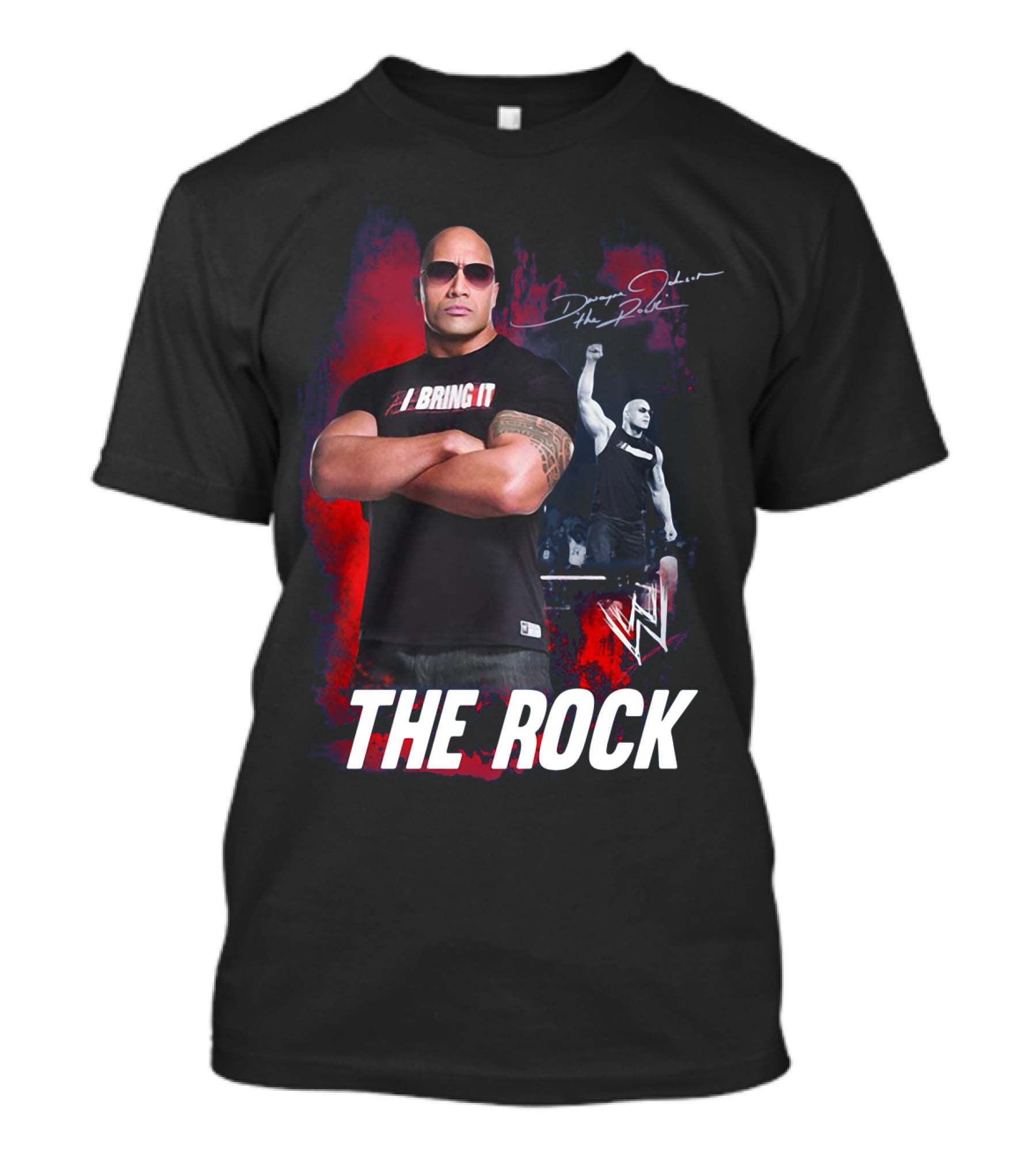 Dwayne Johnson Bring It The Rock WWE T-Shirt