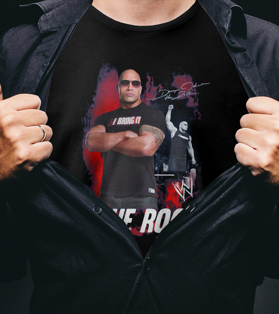 Dwayne Johnson Bring It The Rock WWE T-Shirt