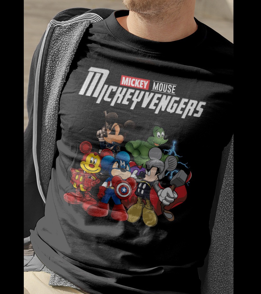 Mickey Mouse Mickeyvengers Marvel Avengers Endgame Disney Crossover T-Shirt