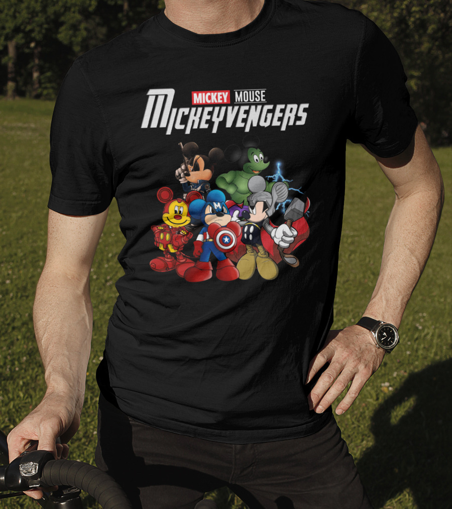 Mickey Mouse Mickeyvengers Marvel Avengers Endgame Disney Crossover T-Shirt