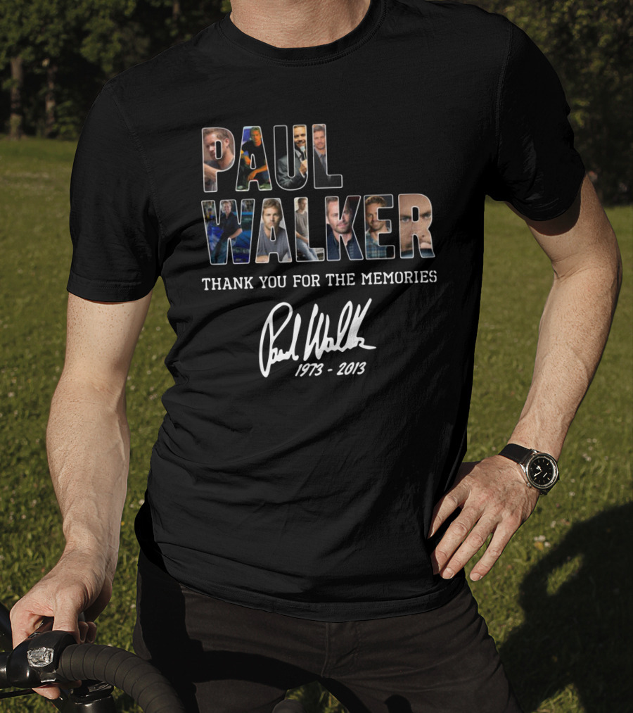 Paul Walker Thank You For The Memories 1973-2013 T-Shirt