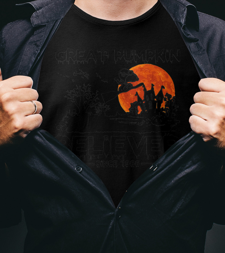 Great Pumpkin Believer Snoopy Since 1966 Halloween T-Shirt