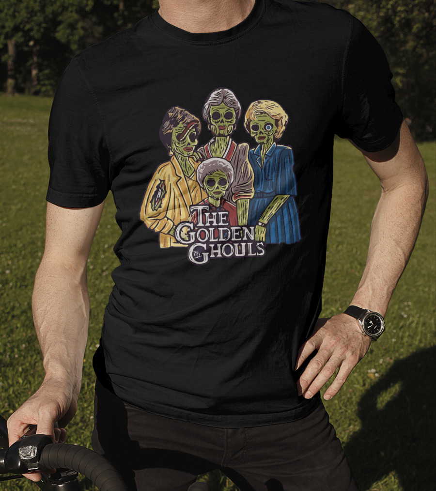 The Golden Girls The Golden Ghouls Halloween Zombie Group T-Shirt
