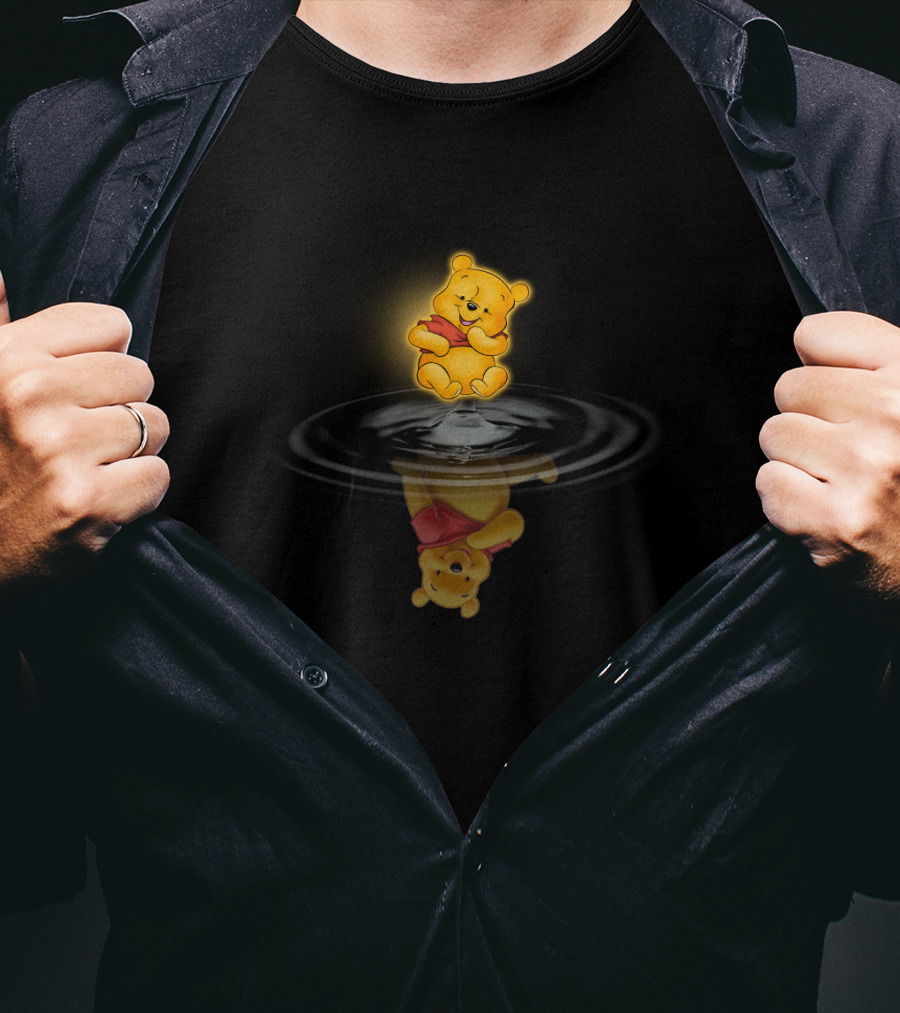 Winnie The Pooh Water Ripples Reflective T-Shirt