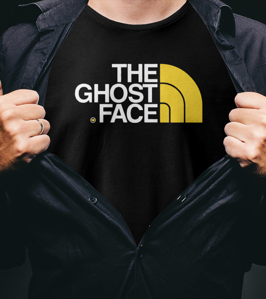 Wu Tang Clan The Ghost Face North Face Logo T-Shirt