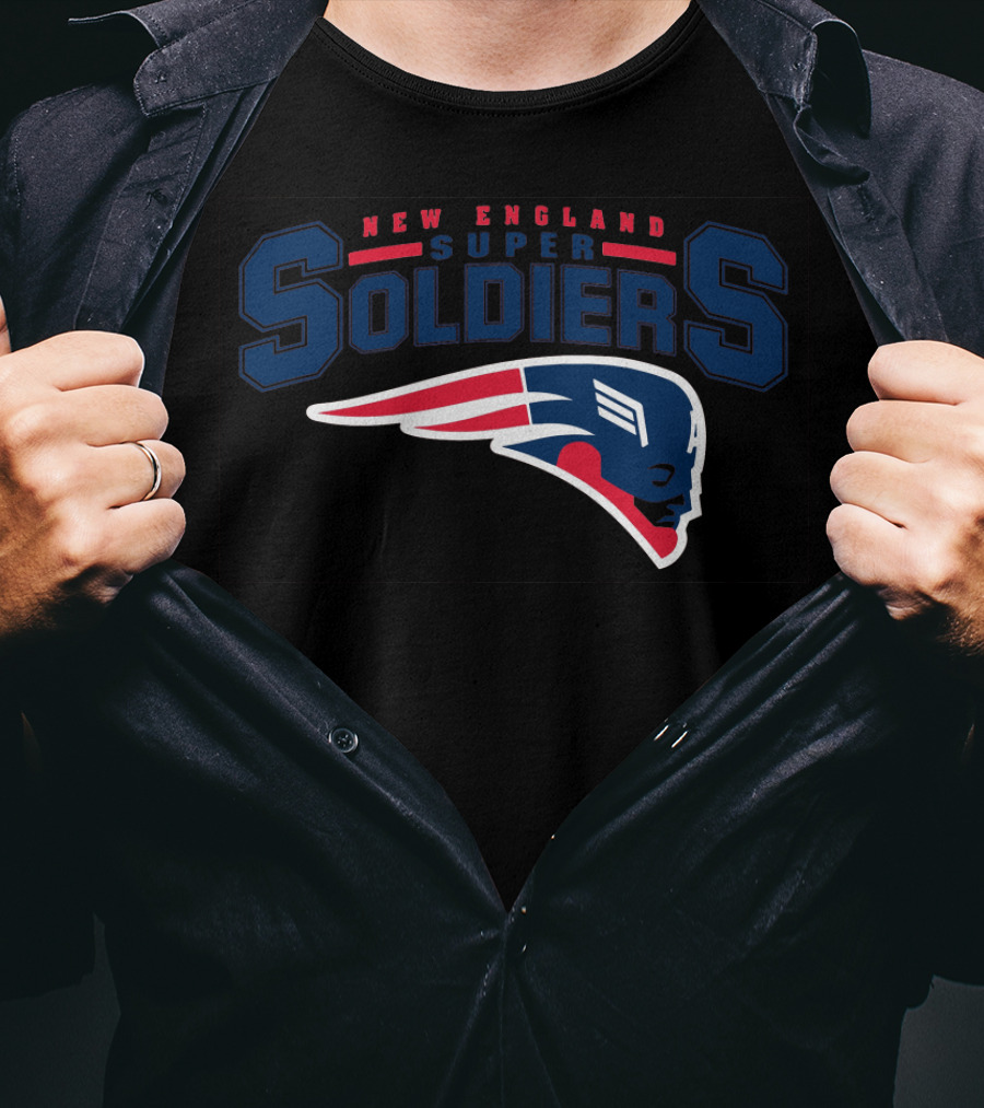 New England Super Soldiers Patriotic Hero T-Shirt