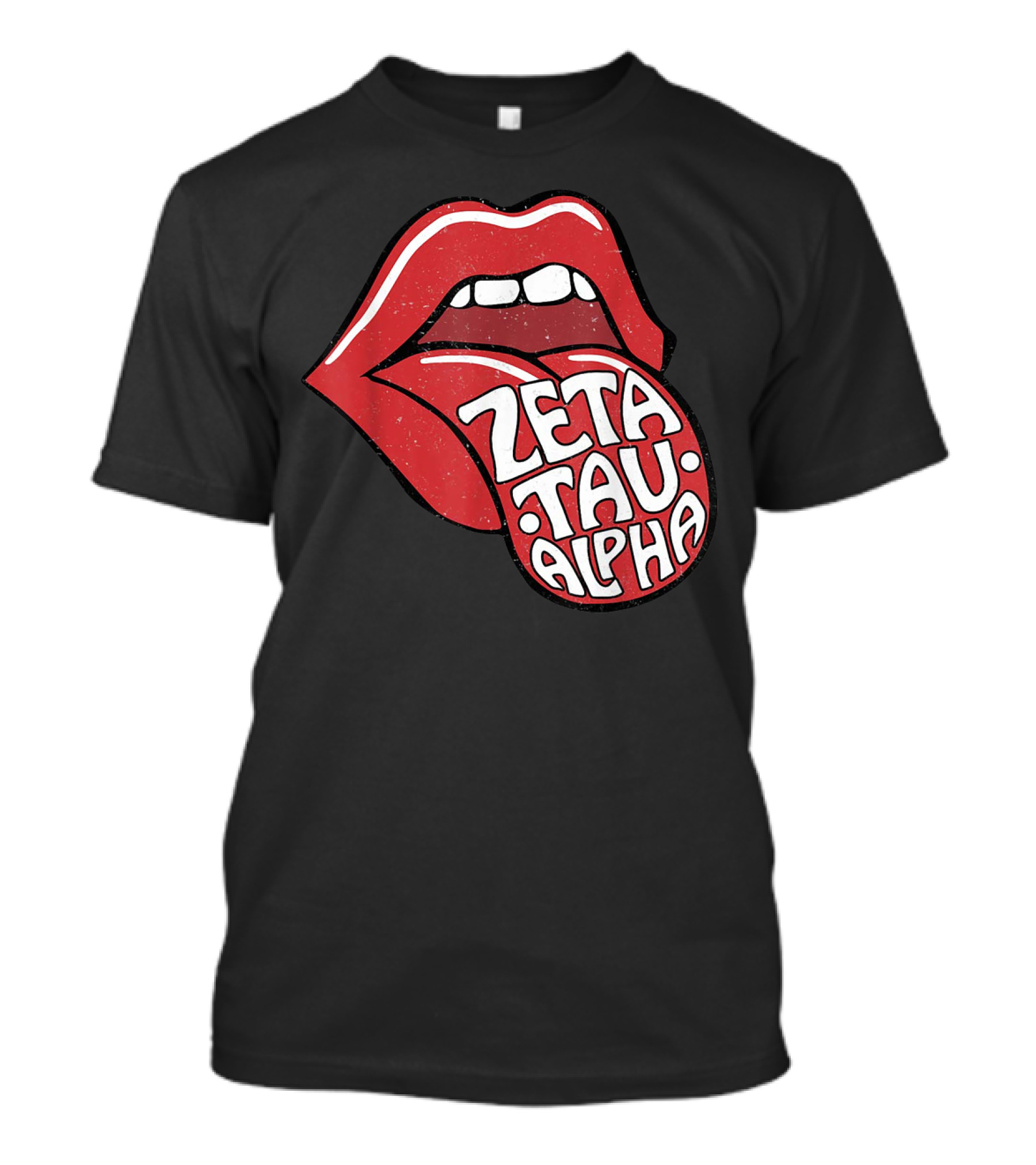 Zeta Tau Alpha Tongue Logo Pop T-Shirt