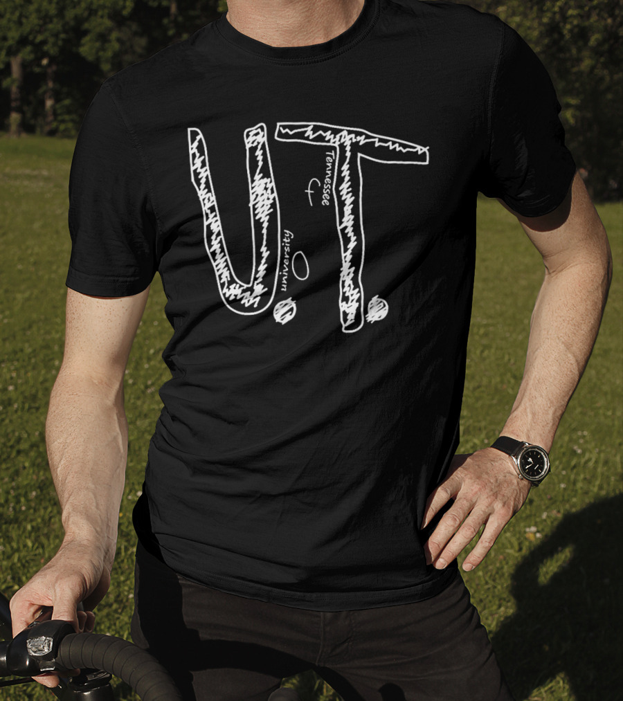 U.t. Tennessee University College Handmade U.t. T-Shirt