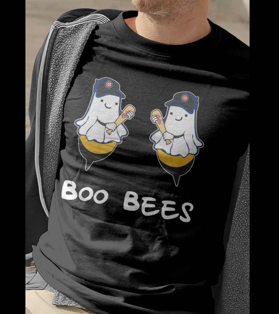 Chicago Cubs Boo Bees Ghost Baseball T-Shirt