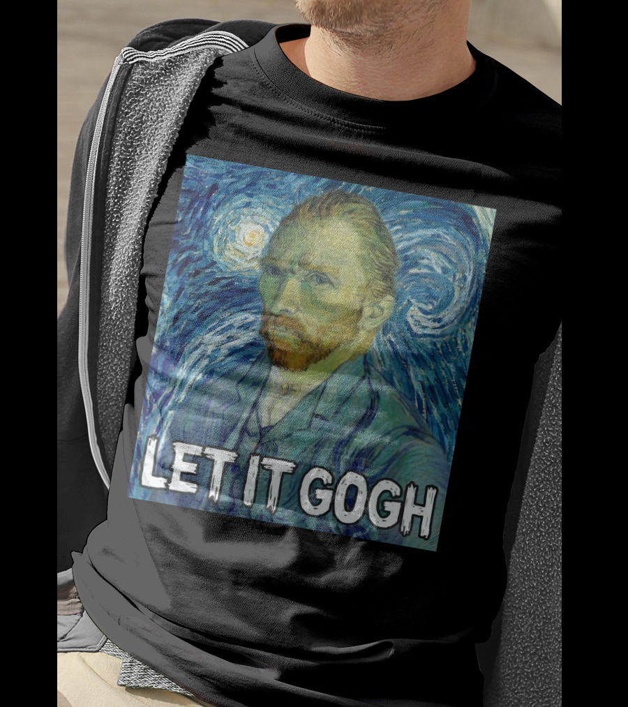Vincent Van Gogh Let It Gogh Starry Night T-Shirt