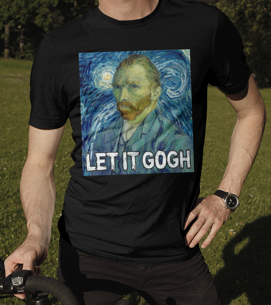Vincent Van Gogh Let It Gogh Starry Night T-Shirt
