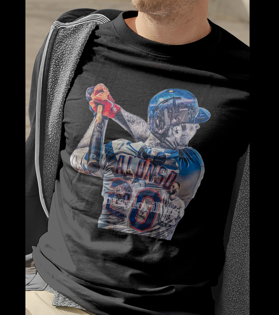 Polar Bear Pete Alonso MLB Alonso 20 Batter Graphic Taylorllyllst T-Shirt
