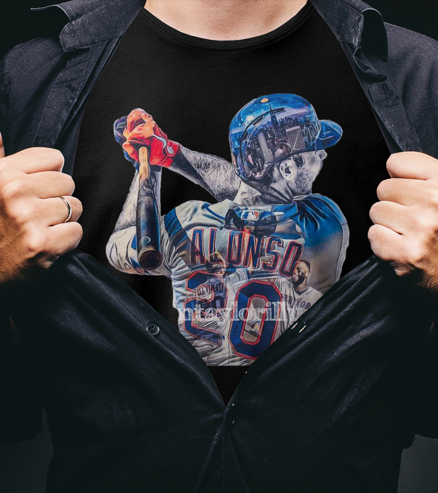 Polar Bear Pete Alonso MLB Alonso 20 Batter Graphic Taylorllyllst T-Shirt