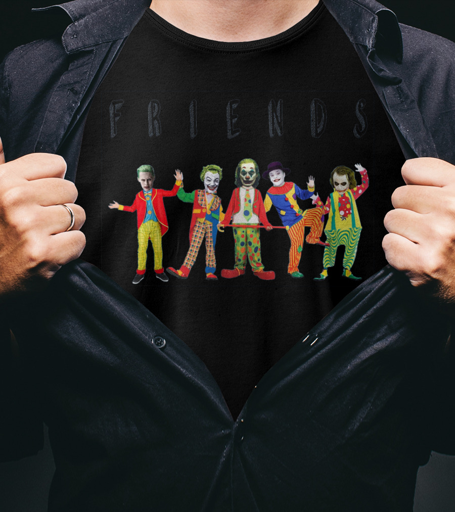 Friends Clown Joker Characters T-Shirt