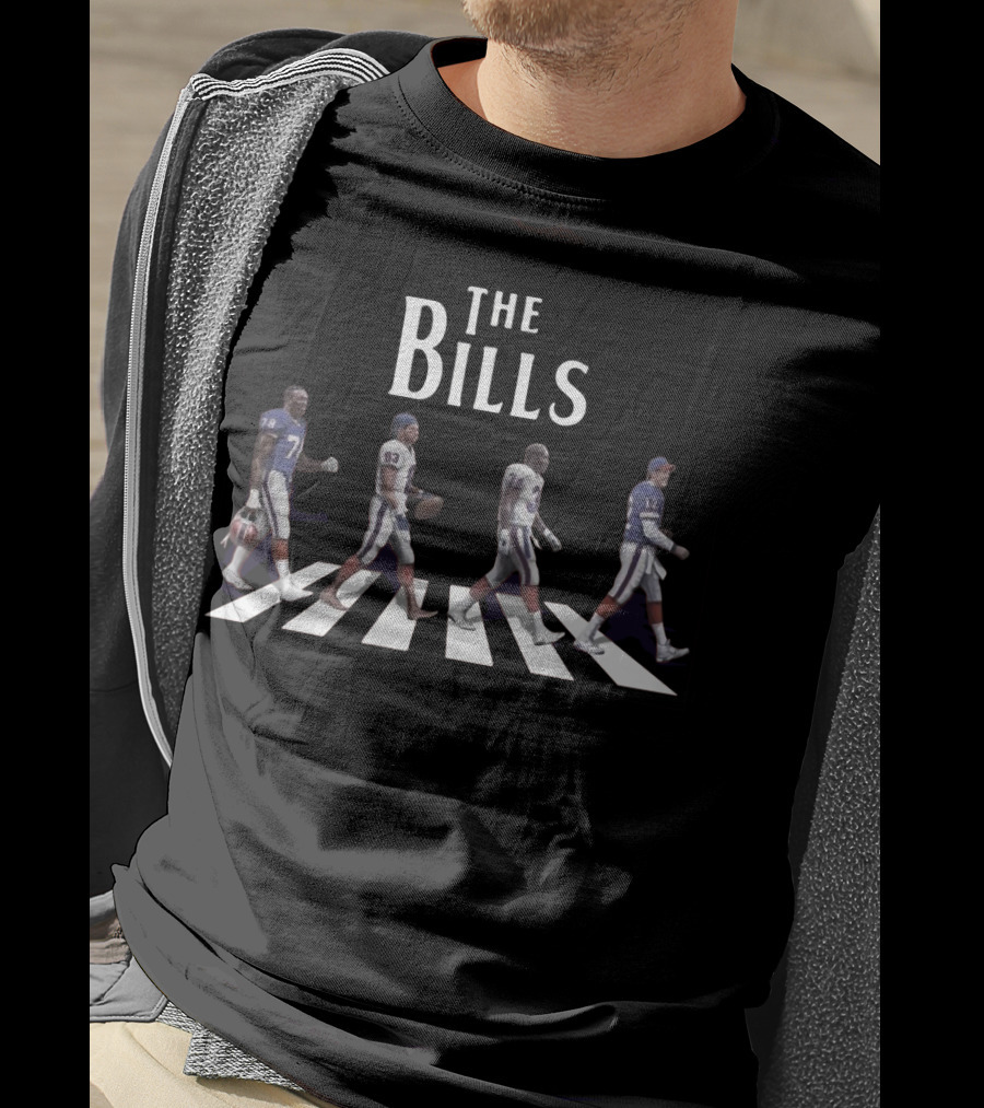 Abbey Road The Bills Football Players Crossing Iconic Street T-Shirt