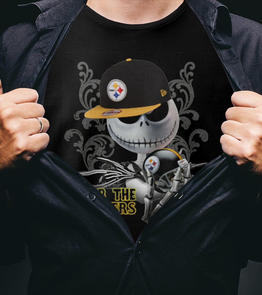 Jack Skellington Steelers Hat And Helmet Fear The Steelers T-Shirt