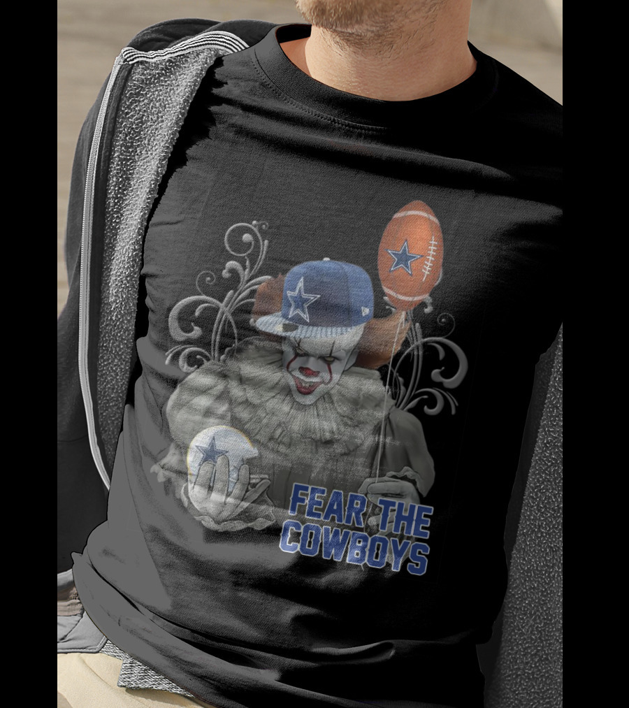 Pennywise Fear The Cowboys Dallas Football Team Balloon Hat T-Shirt