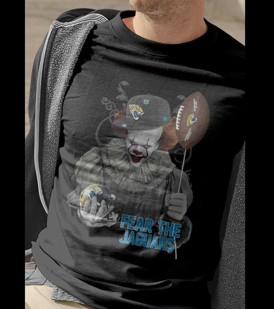 Pennywise Fear The Jaguars Nfl Jacksonville Football T-Shirt