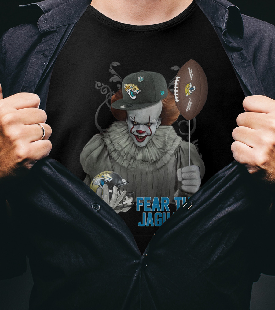 Pennywise Fear The Jaguars Nfl Jacksonville Football T-Shirt