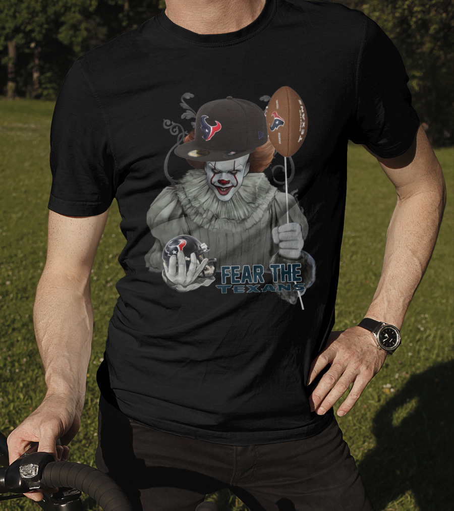 Pennywise Fear The Texans Nfl Football Houston Texans Balloon T-Shirt