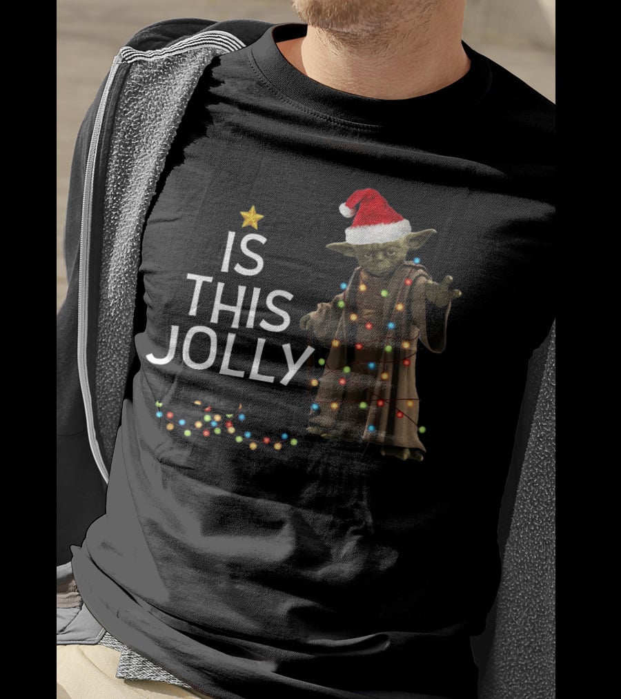 Is This Jolly Enough Christmas Yoda Santa T-Shirt
