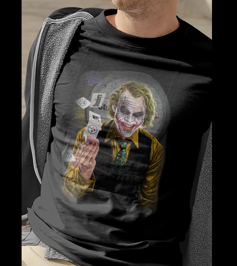 Pittsburgh Steelers Joker Nfl Playing Cards T-Shirt