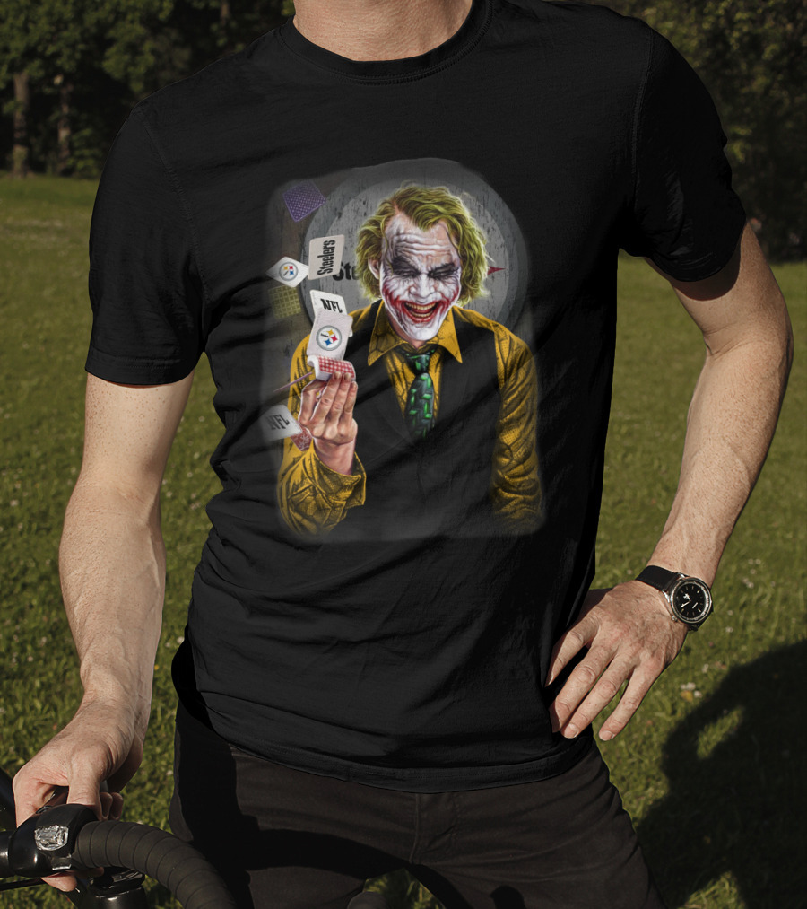 Pittsburgh Steelers Joker Nfl Playing Cards T-Shirt