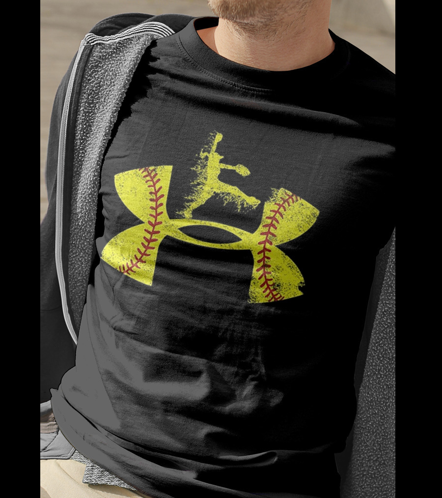 Under Armour Softball Player Jumping T-Shirt