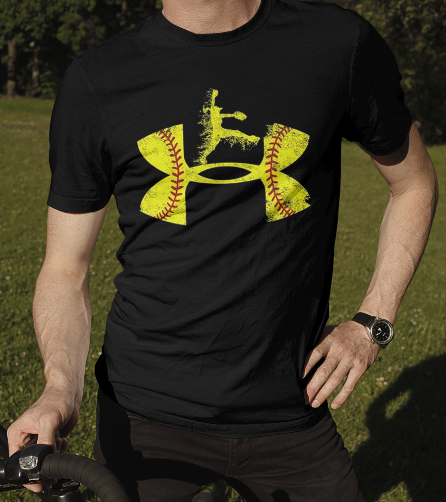 Under Armour Softball Player Jumping T-Shirt